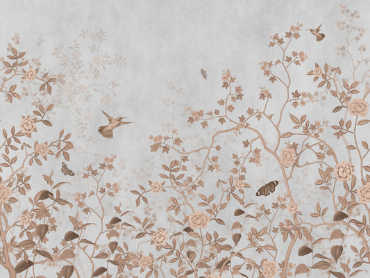 Whispers of Peonies Wall Mural