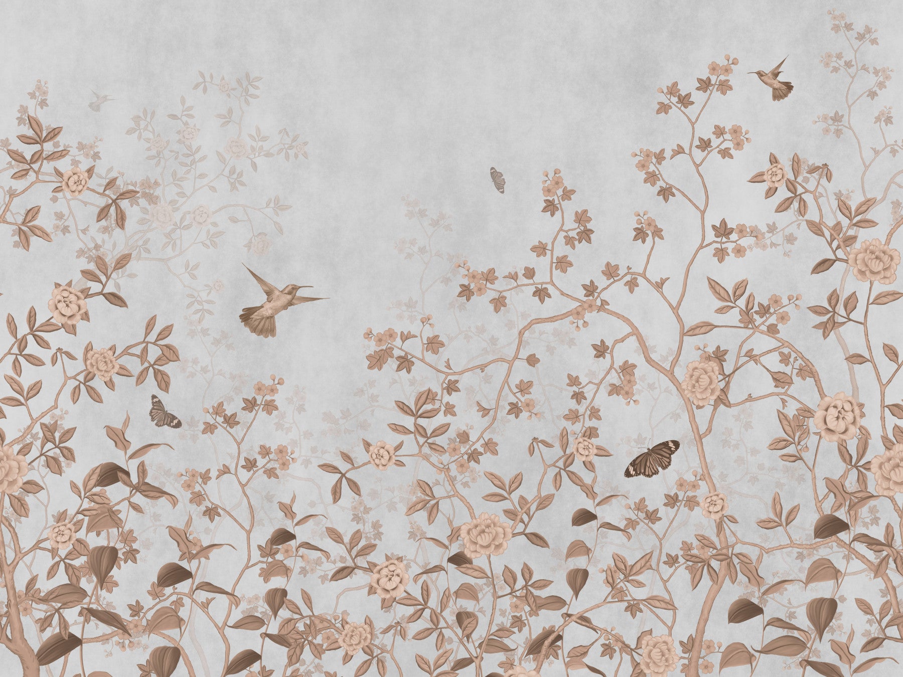 Whispers of Peonies Wall Mural