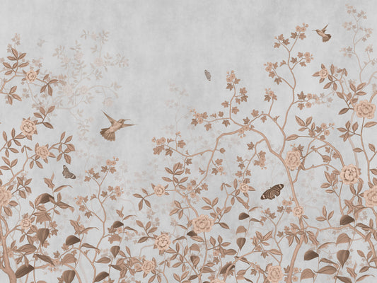 Whispers of Peonies Wall Mural