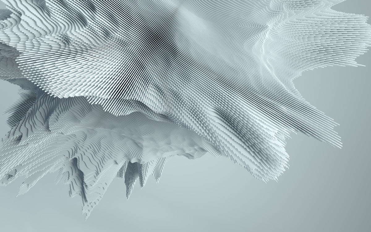 Subtle Peaks Textured Gradient Wall Mural