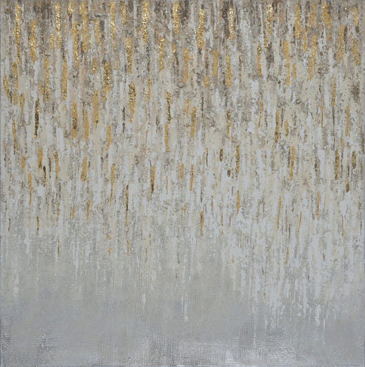 Textured Metallic Abstract Wall Mural