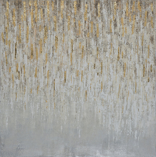 Textured Metallic Abstract Wall Mural