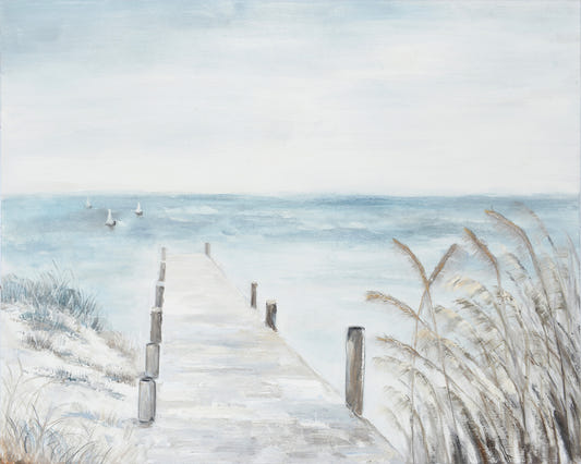 Seaside Dock Wall Mural
