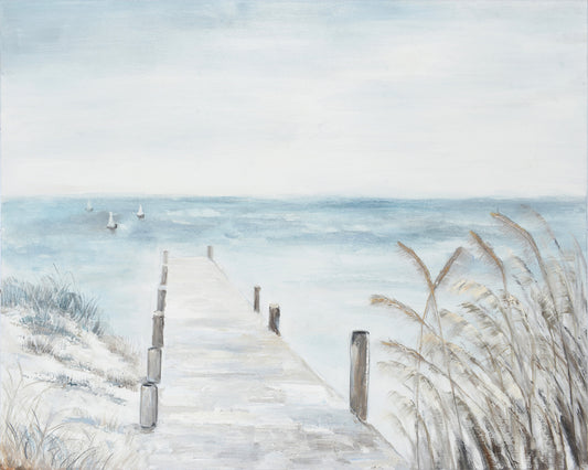 Seaside Dock Wall Mural