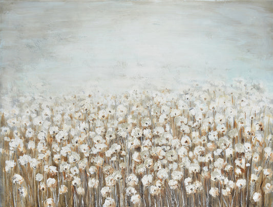 Textured Cotton Field Wall Mural