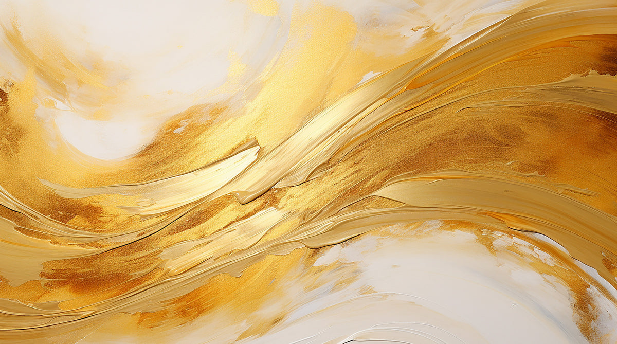 Gilded Horizons Wall Mural