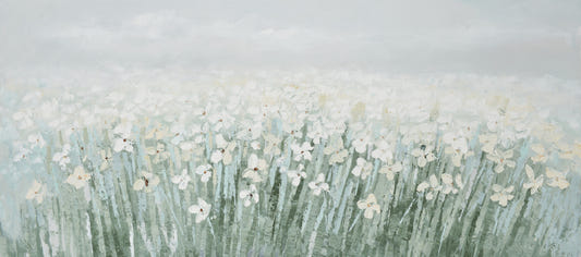 Serene Blossom Meadow Wall Mural