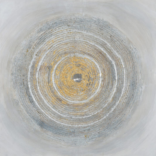 Textured Concentric Circles Wall Mural
