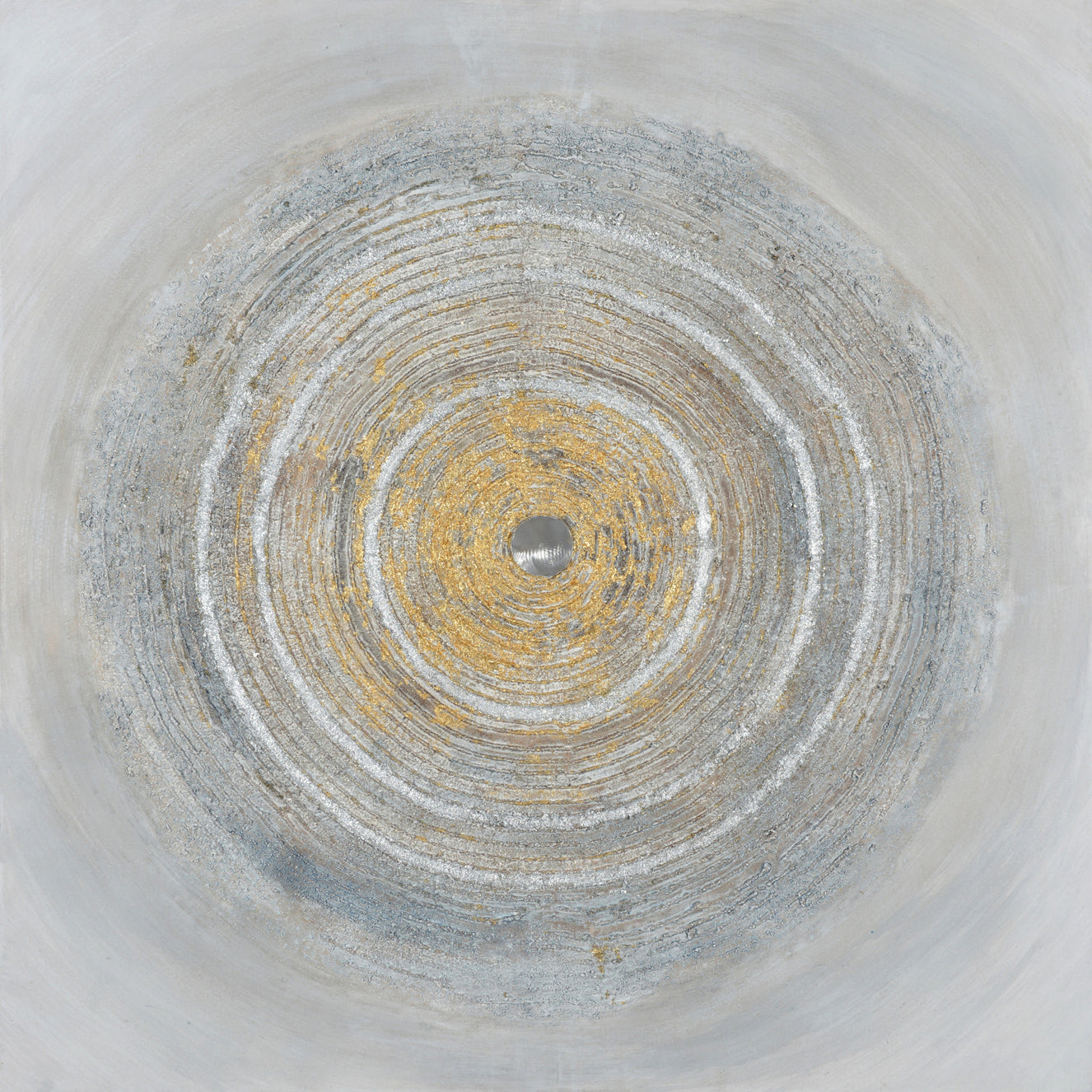 Textured Concentric Circles Wall Mural