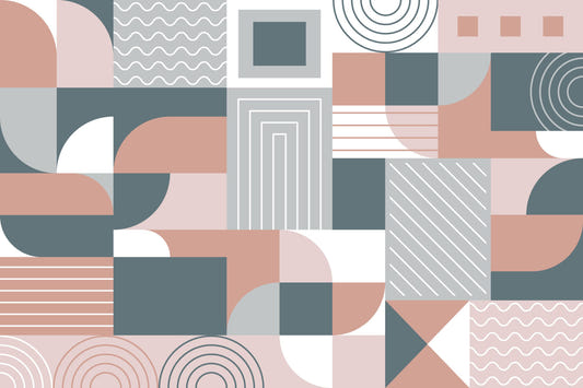Geometric Wall Mural