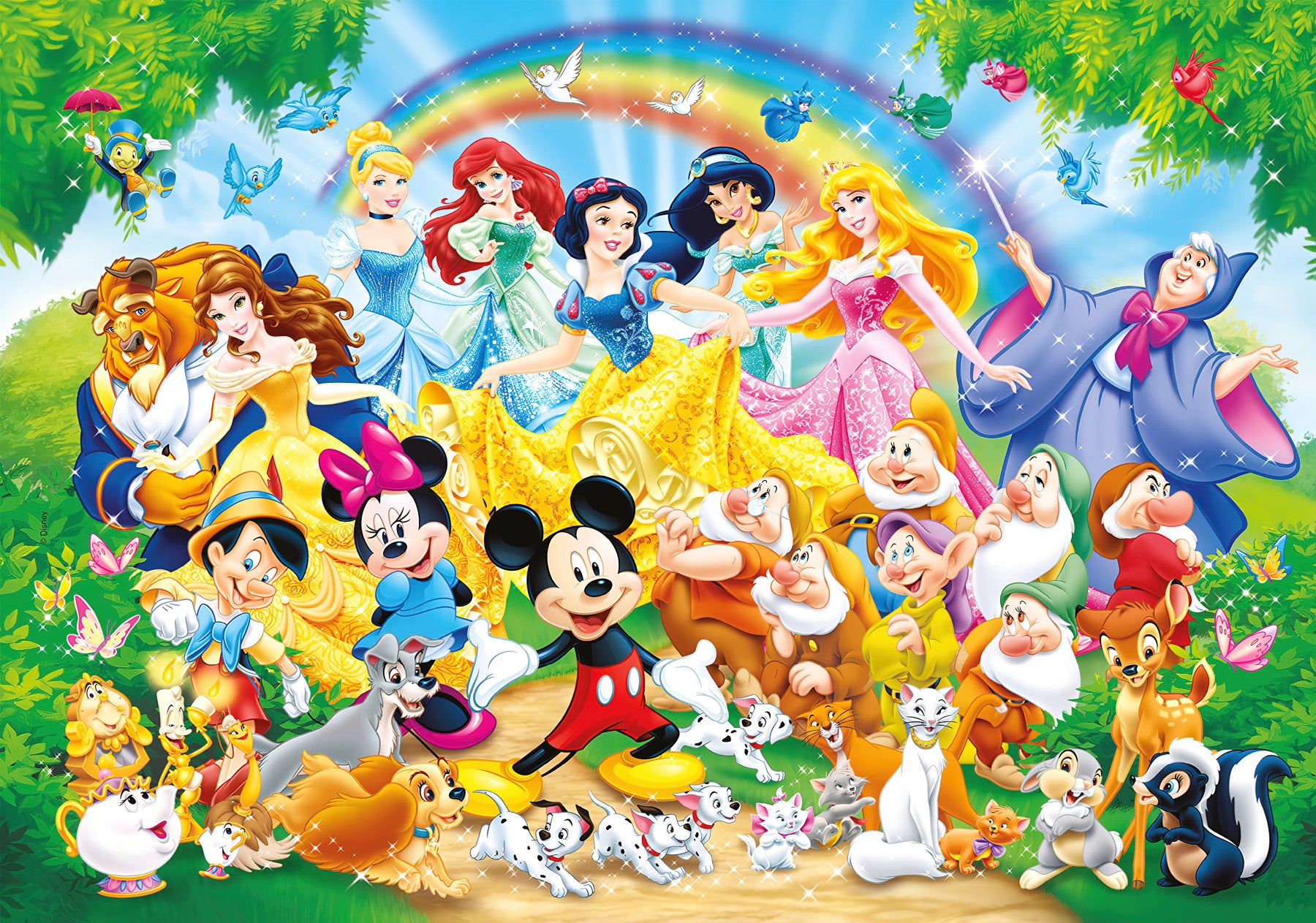 Happily Ever After Disney's Magic World Wall Mural