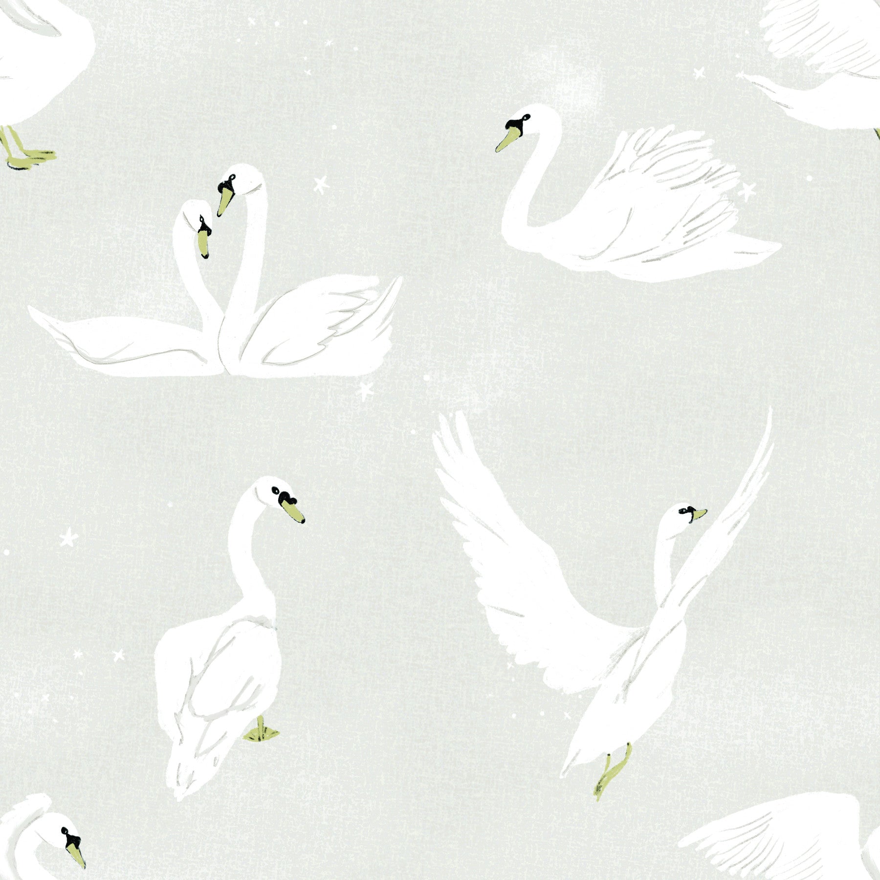 Swan Lake Reverie Wallpaper⁠