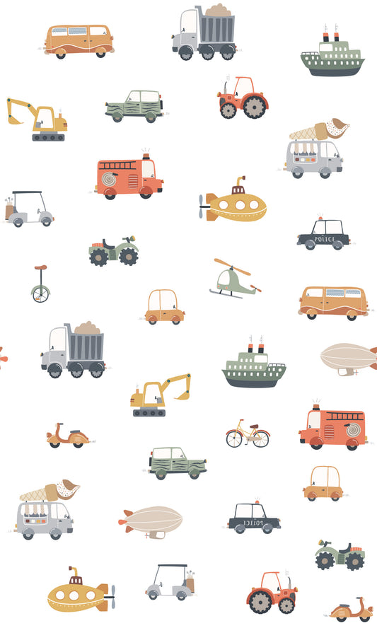 Little Wheels Adventures Wallpaper⁠