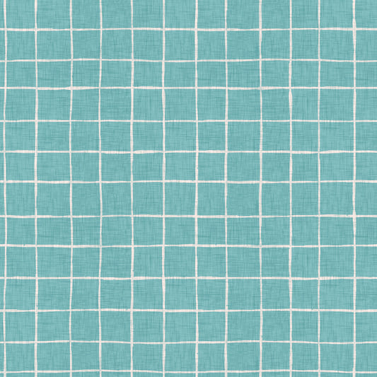 Aqua Grid Weaver Wallpaper⁠