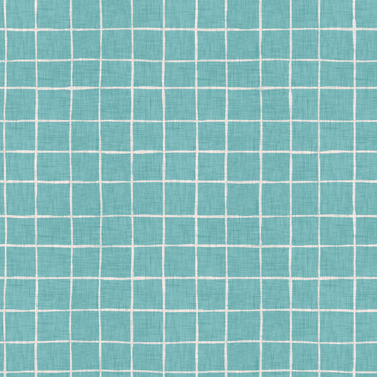 Aqua Grid Weaver Wallpaper⁠