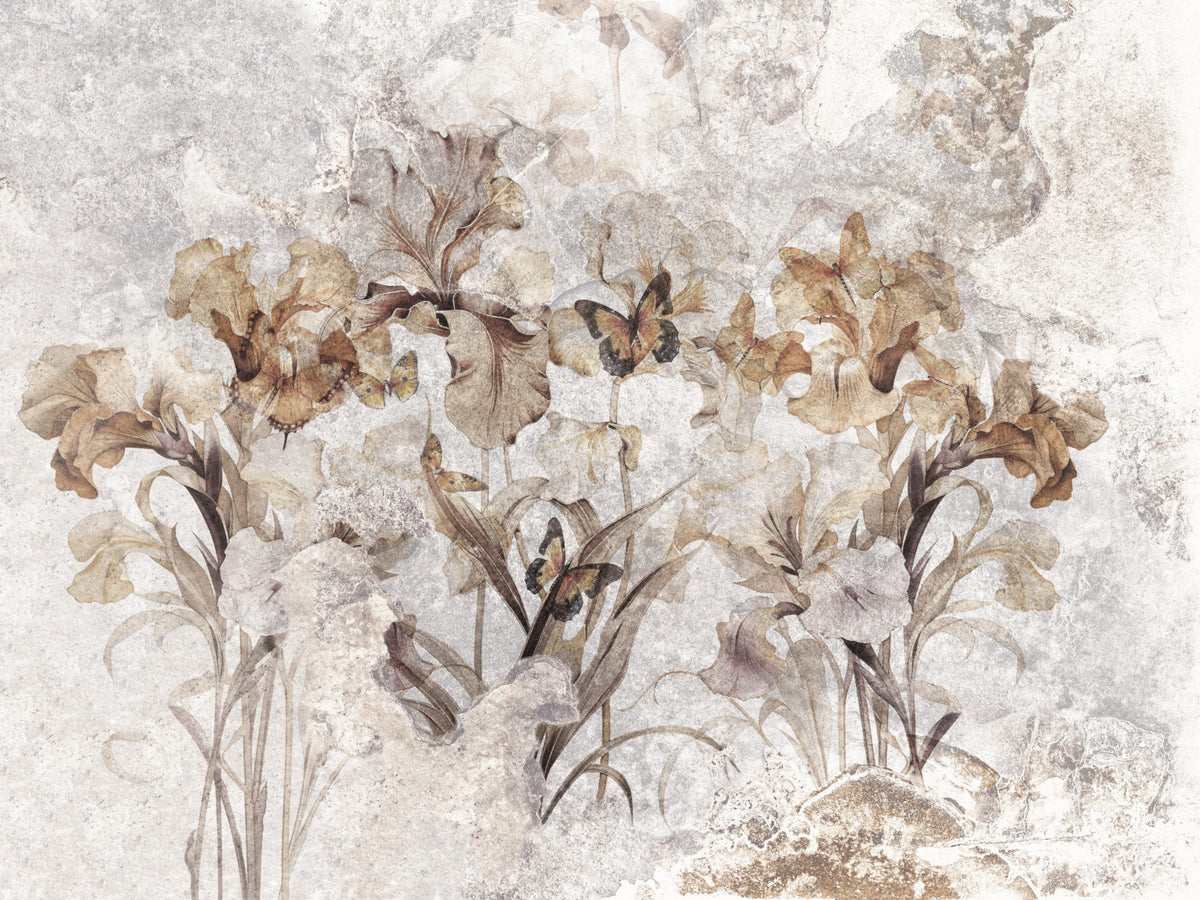 Floral Tapestry Wall Mural in your room