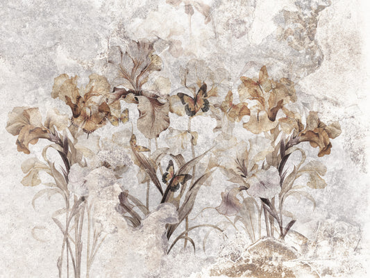 Floral Tapestry Wall Mural