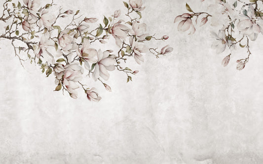 Ethereal Blossoms Wall Mural