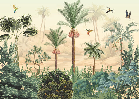 Tropical Haven Wall Mural