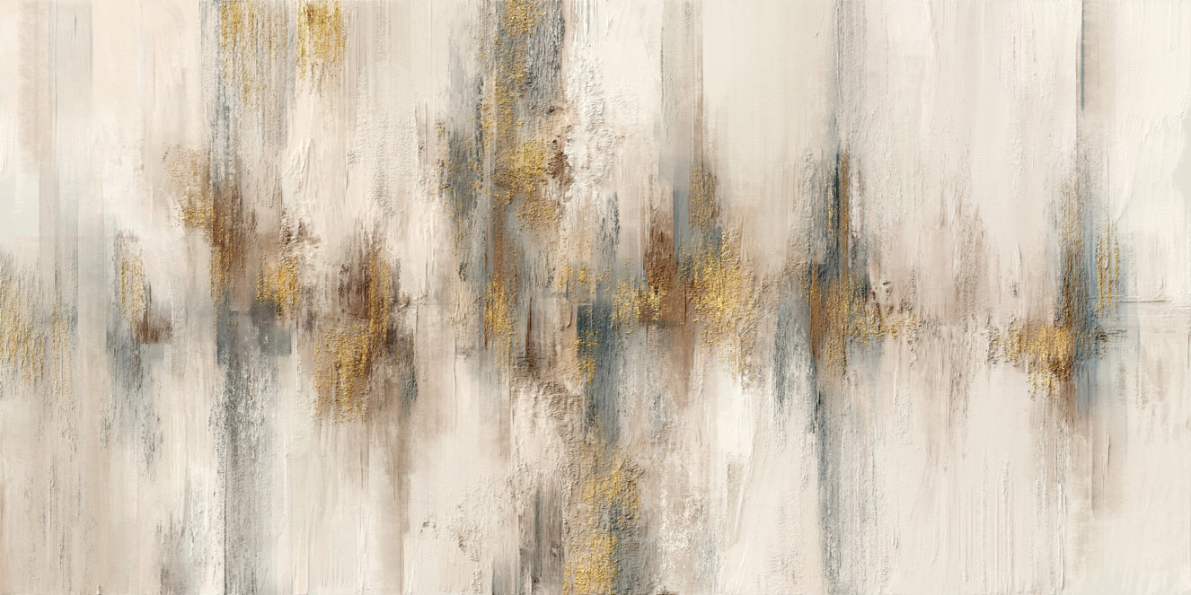 Gilded Strokes Wall Mural