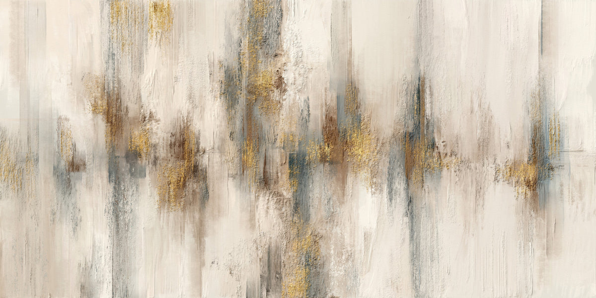 Gilded Strokes Wall Mural in your room — zoomed