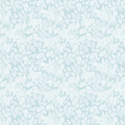 Leaves In Deep -Sky Blue Wallpaper⁠