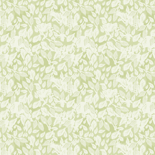 Leaves In Deep - Green Wallpaper⁠