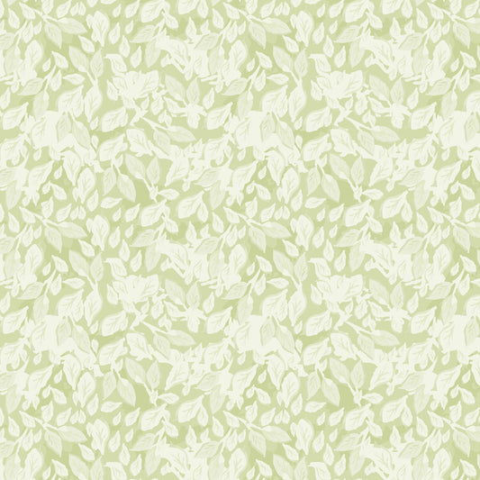 Leaves In Deep - Green Wallpaper⁠
