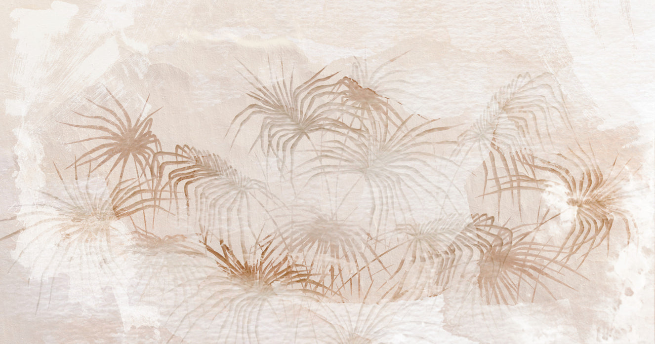 Whispering Dune Fronds Wall Mural