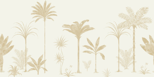 Soft Tropical Oasis Wall Mural