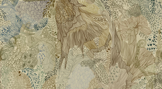 Organic Tapestry Wall Mural