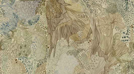 Organic Tapestry Wall Mural