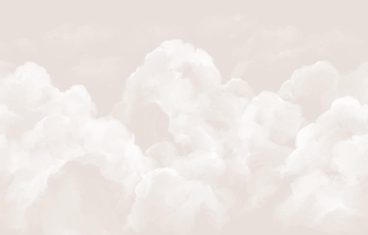 Ethereal Cloud Canvas Wall Mural in your room