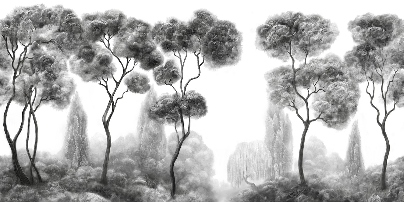 Whispering Pines Landscape Wall Mural