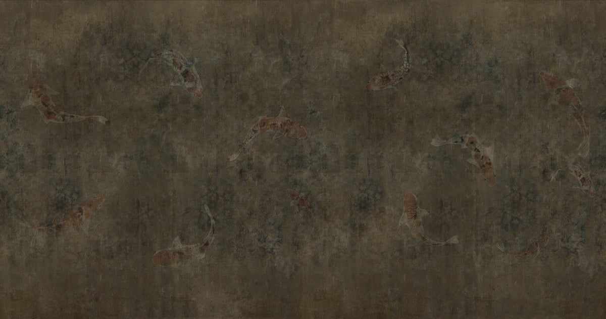 Shadows of the Pond Wall Mural in your room — zoomed