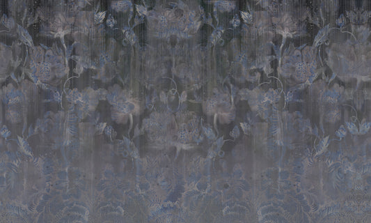 Midnight Damask Tapestry Wall Mural