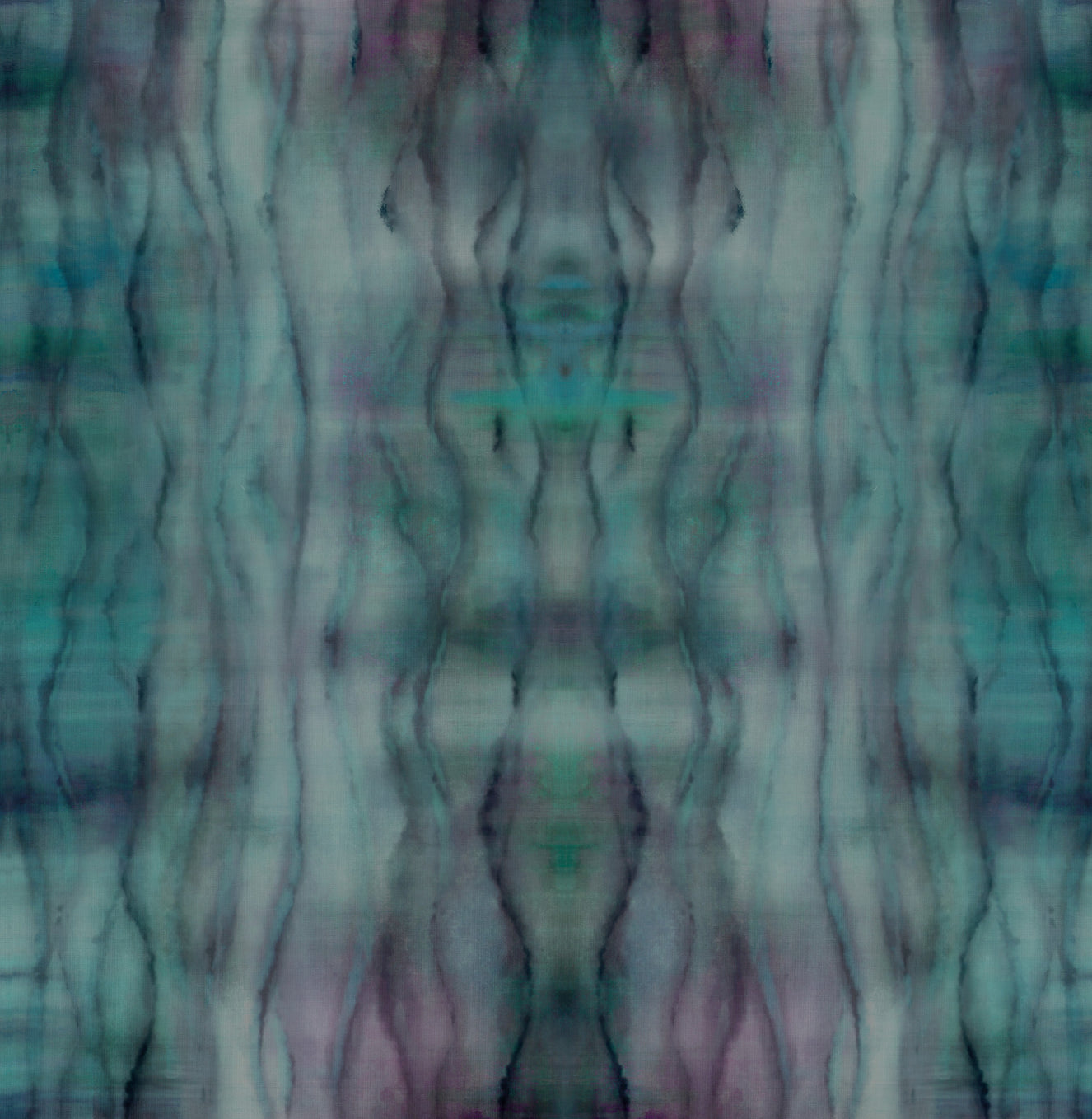 Mystic Waves Watercolor Wall Mural