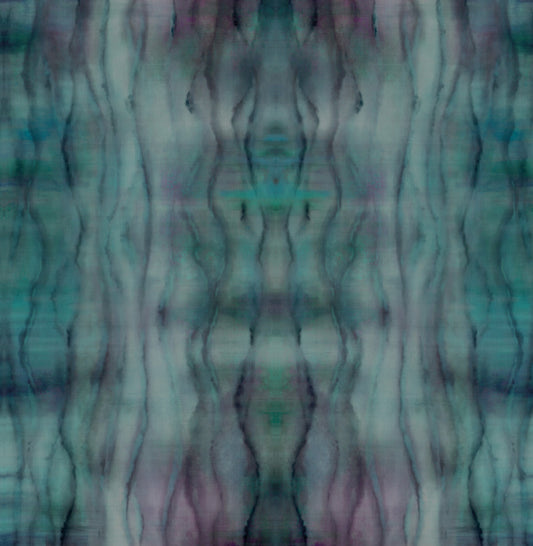 Mystic Waves Watercolor Wall Mural