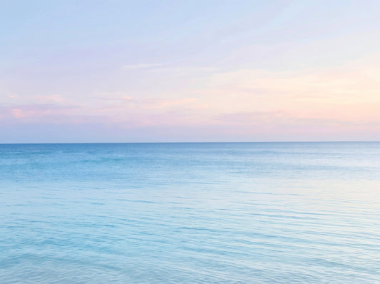 Ethereal Morning Sea Calm Gradient Mural Wall Mural