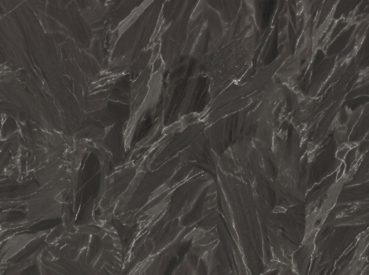 Modern Dark Stone Texture Mural Wall Mural in your room — zoomed