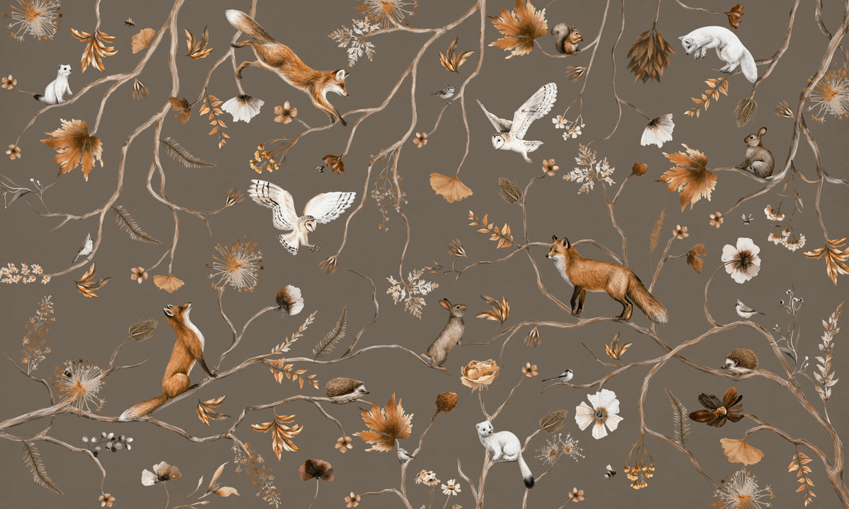 Forest Friends Wall Mural in your room