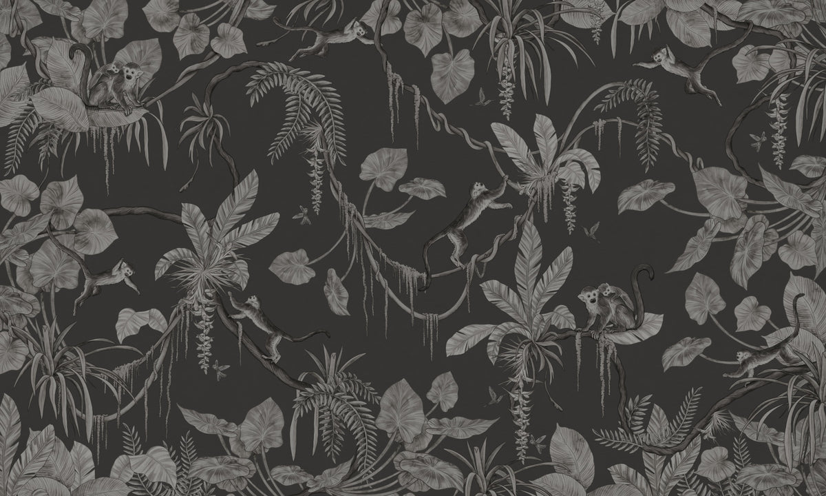 Jungle Nightfall Wall Mural in your room