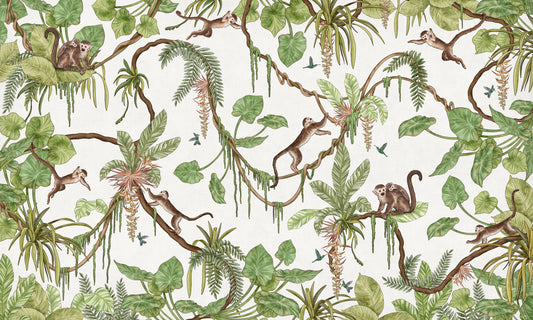 Monkey Business  Wall Mural
