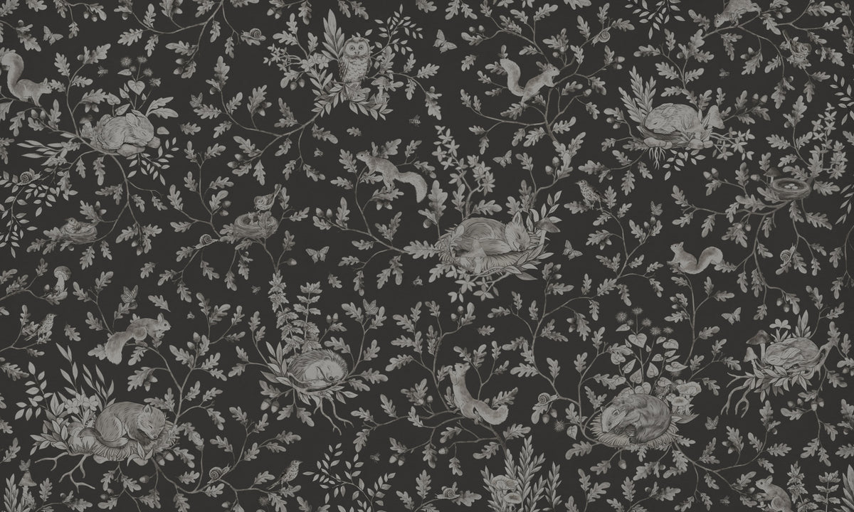 Twilight Woods Wall Mural in your room — zoomed