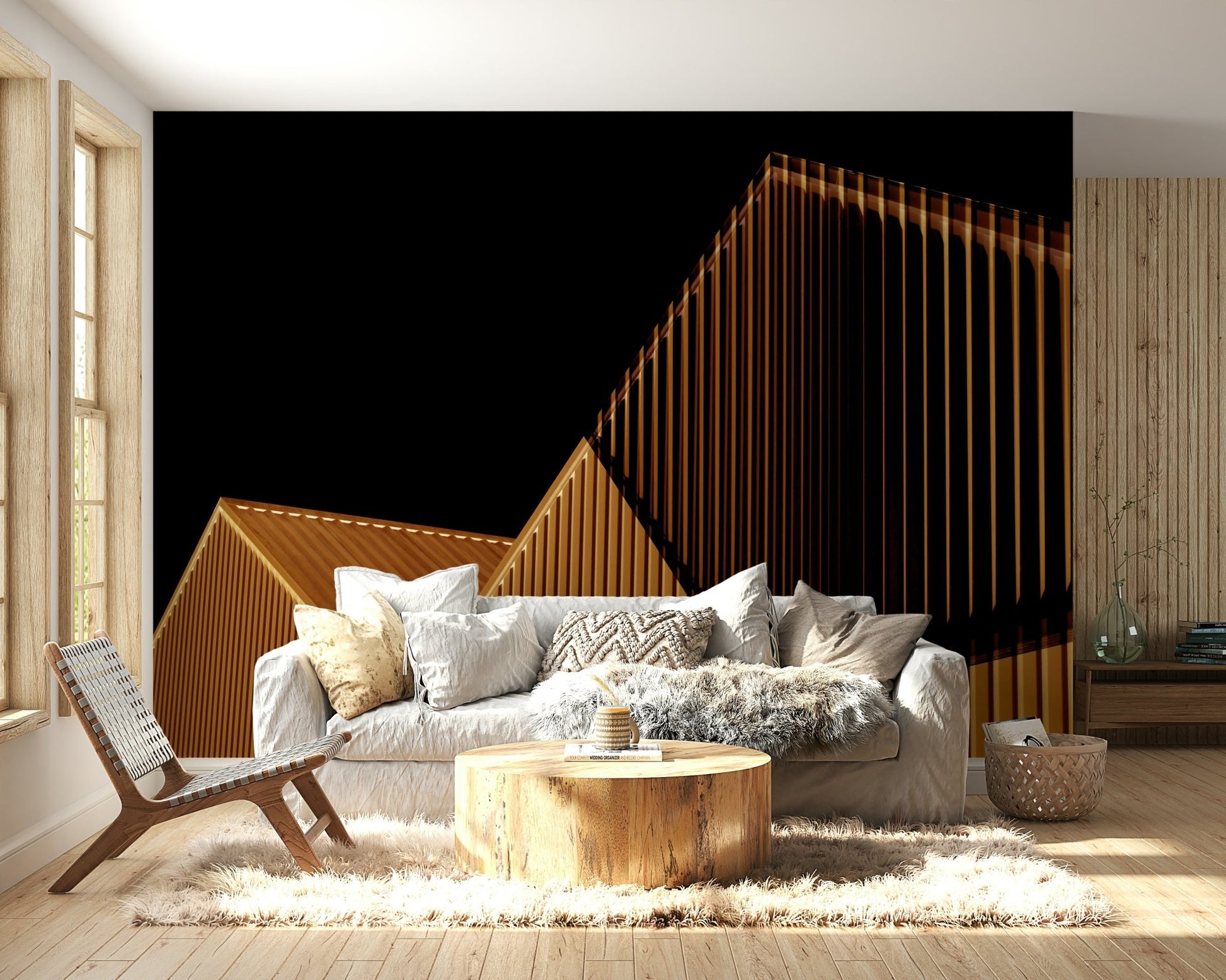 Linear Ascent Wall Mural - Wallanza