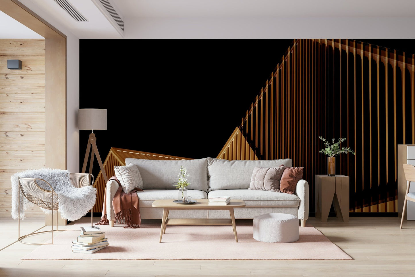 Linear Ascent Wall Mural - Wallanza