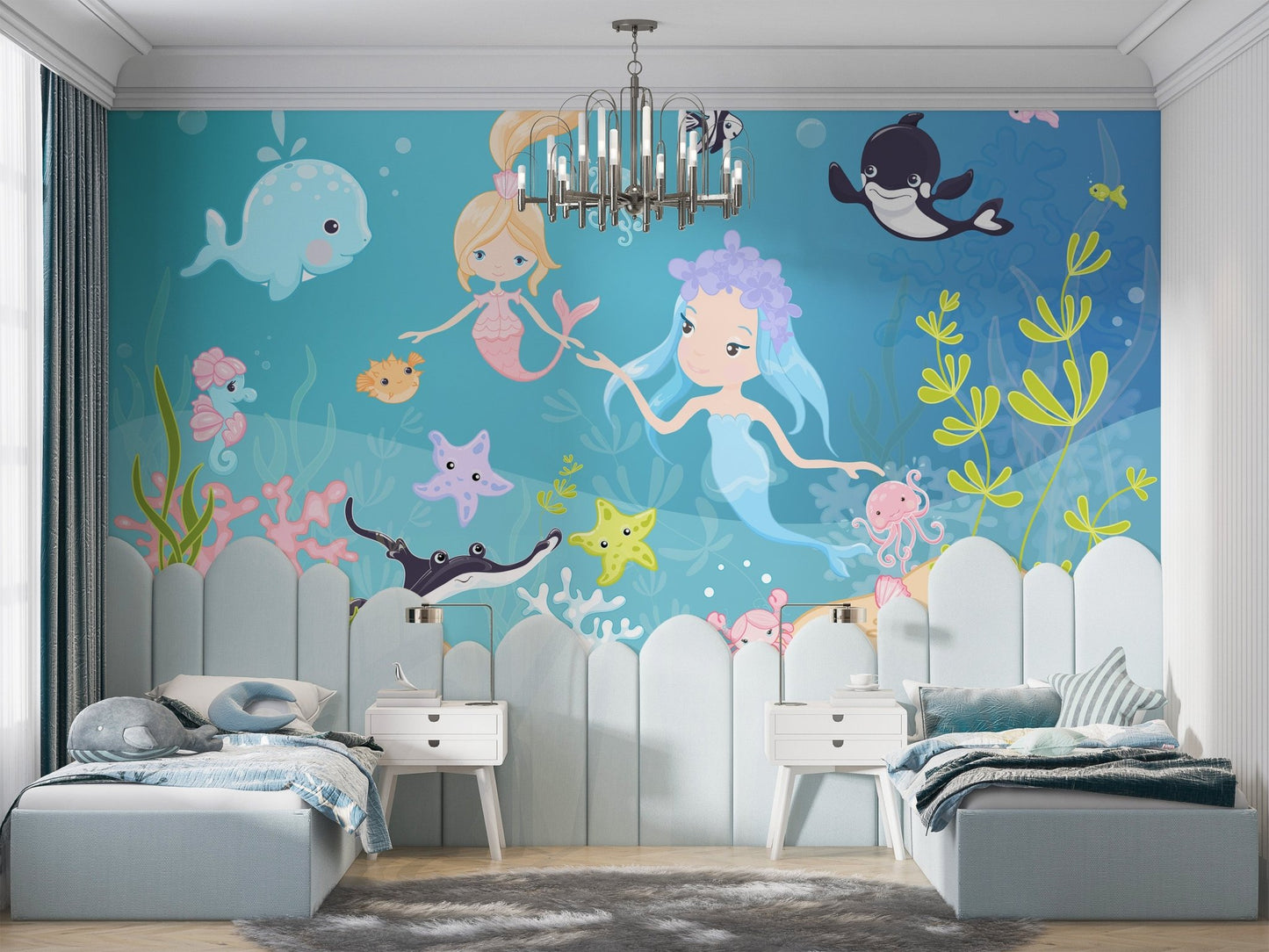 Little Mermaid Underwater Adventure Wallpaper Mural