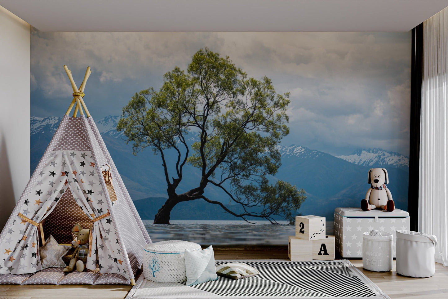 Lone Tree Lake Wallpaper - Wallanza