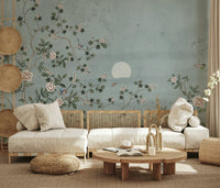 Lunar Bloom Symphony Wall Mural - Wallanza