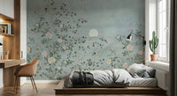 Lunar Bloom Symphony Wall Mural - Wallanza